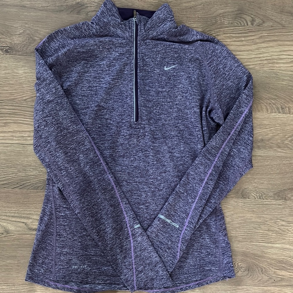 Nike Purple Quarter-Zip Pullover